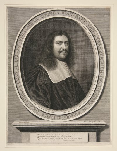 Jean Baptiste van Steenberghen, Conseiller du Roi au Conseil de Flandre (rådgiver for kongen i Flanderns råd) af Robert Nanteuil