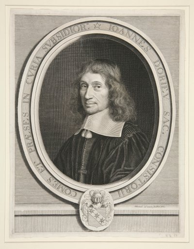 Jean Dorieu, præsident for Aids-domstolen (1596-1679) af Robert Nanteuil