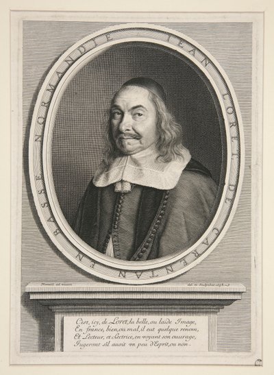 Jean Loret (1595-1665) af Robert Nanteuil