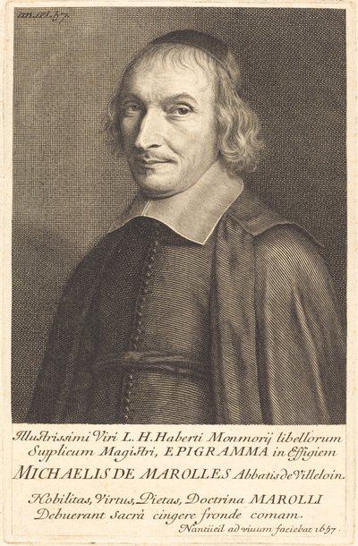 Fader Michel de Marolles af Robert Nanteuil