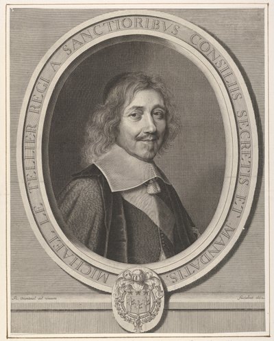 Kansler Michel IV Le Tellier, 1662. af Robert Nanteuil