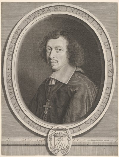 Louis-Francois de La Baume de Suze, 1656. af Robert Nanteuil
