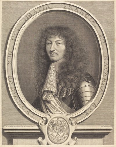 Ludvig XIV af Robert Nanteuil