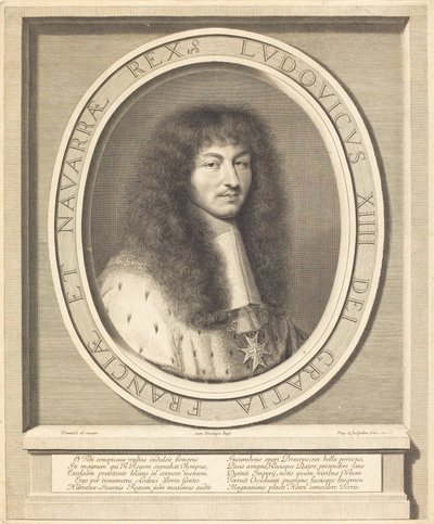 Ludvig XIV af Robert Nanteuil