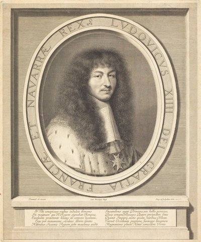 Ludvig 14. af Robert Nanteuil