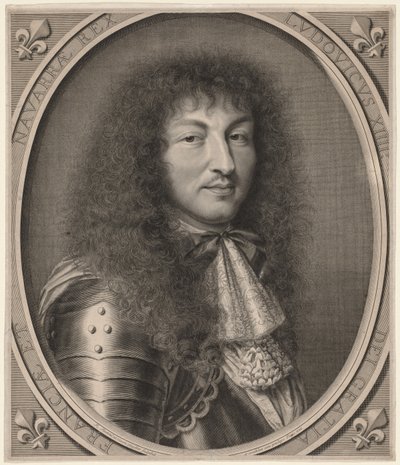 Louis XIV, 1666. af Robert Nanteuil
