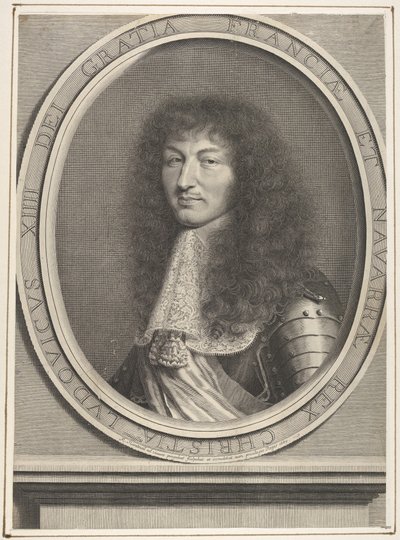 Louis XIV, 1667. af Robert Nanteuil