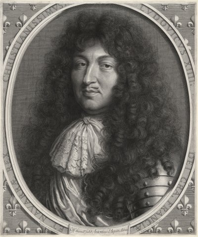Ludvig 14., konge af Frankrig (1638-1678) af Robert Nanteuil