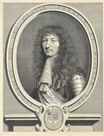 Ludvig XIV, konge af Frankrig 1638-1715, 1664 af Robert Nanteuil