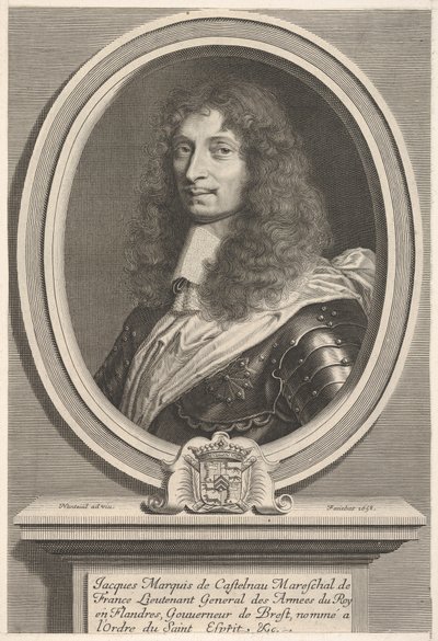 Marshal de Castelnau, ca. 1658. af Robert Nanteuil