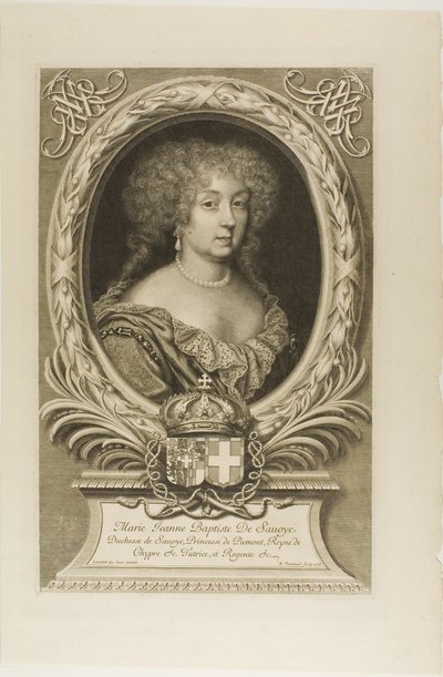 Marie Jeanne Baptiste de Savoye af Robert Nanteuil