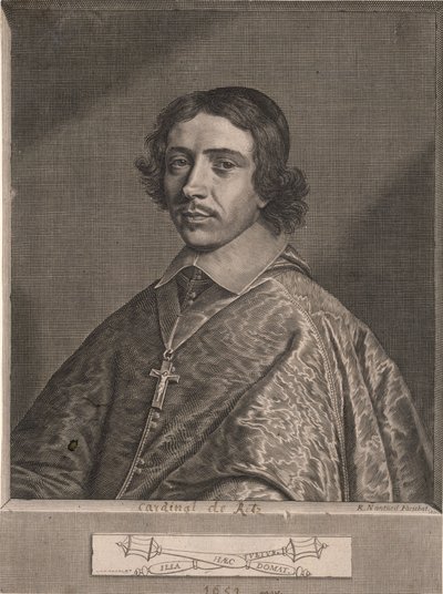 Paul de Gondy, kardinal de Retz. af Robert Nanteuil