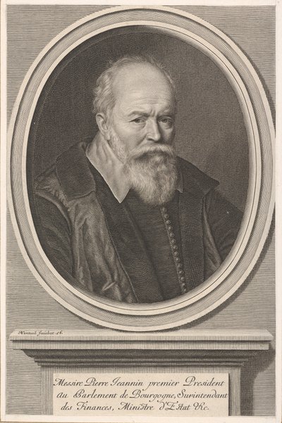 Pierre Jeannin, ca. 1656. af Robert Nanteuil