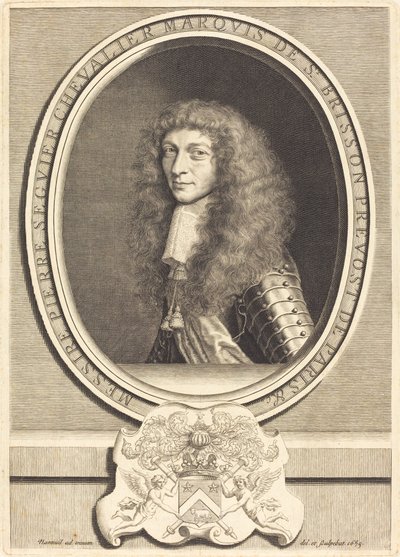 Pierre Seguier, Marquis de Saint-Brisson af Robert Nanteuil