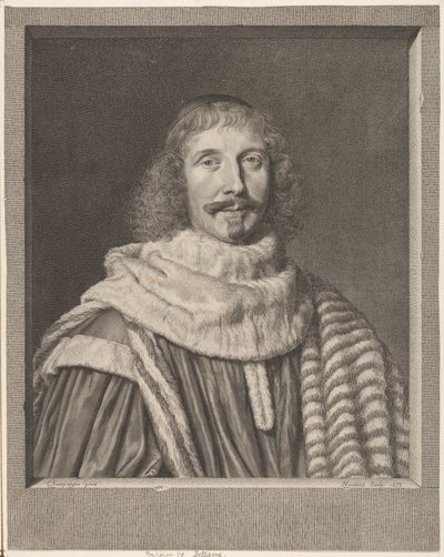 Pompone II af Bellièvre, 1653. af Robert Nanteuil