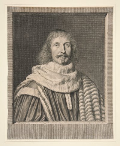 Pomponne de Bellièvre (1606-1657), første præsident for parlamentet i Paris af Robert Nanteuil