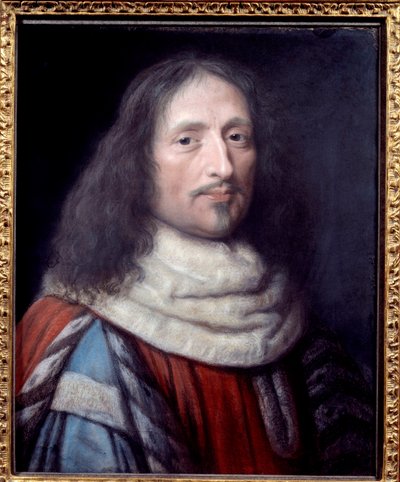Portræt af Guillaume de Lamoignon (1617-1677) Første præsident for parlamentet i Paris Maleri af Robert Nanteuil (1623-1678) 1600-tallets Paris, Musee Carnavalet af Robert Nanteuil