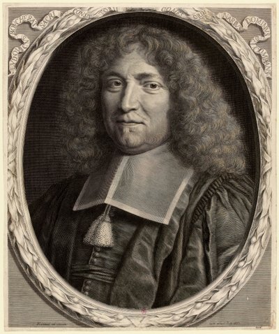 Portræt af Louis Boucherat 1616-1699, Frankrigs kansler, 1677. af Robert Nanteuil