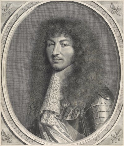 Portræt af Louis XIV af Robert Nanteuil