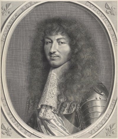 Portræt af Ludvig XIV af Robert Nanteuil