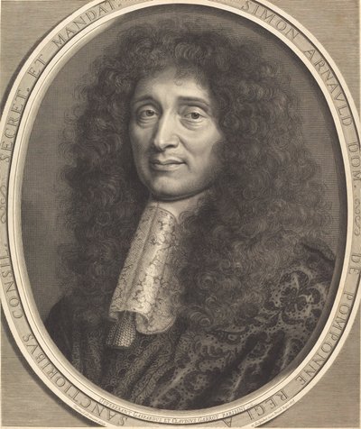 Simon Arnauld, Markisen af ​​Pomponne af Robert Nanteuil