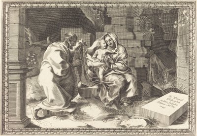 Den hellige familie af Robert Nanteuil