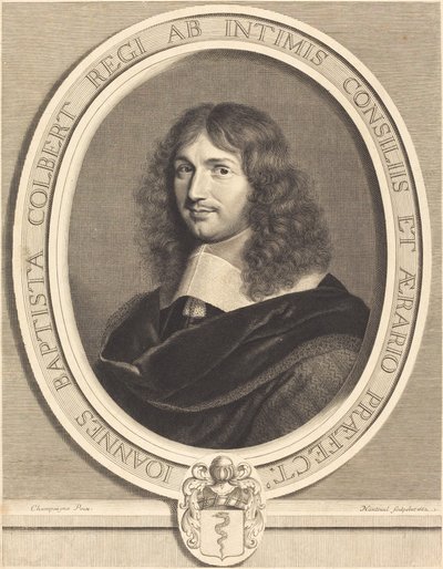 Jean-Baptiste Colbert af Robert Nanteuil after Philippe de Champaigne