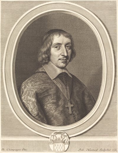 Philibert Emmanuel de Beaumanoir Lavardin af Robert Nanteuil after Philippe de Champaigne