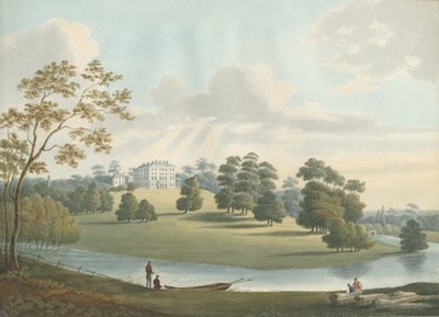 Patshull House: akvarelmaleri, og [1826] af Robert Noyes