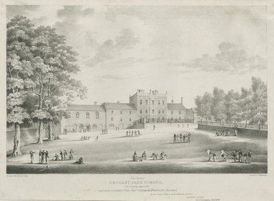 Sedgley Park School: gravering, nov 1838 (tryk) af Robert Noyes