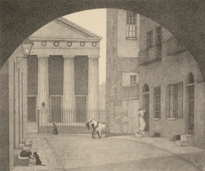 En London kirke af Robert Polhill Bevan