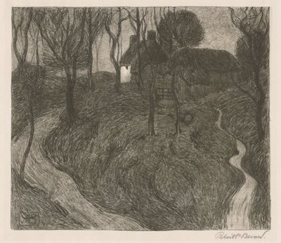 A Lonely Farm [Hawkridge] af Robert Polhill Bevan