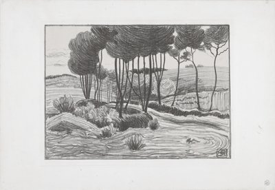 Poplerne af Robert Polhill Bevan