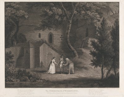 Hermitage of Warkworth af Robert Pollard