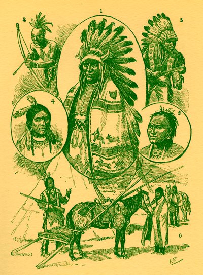 Amerikanske indianere i det 19. århundrede af Robert Prowse