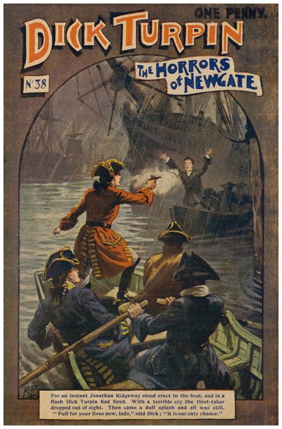 Dick Turpin (farve litho) af Robert Prowse Jnr