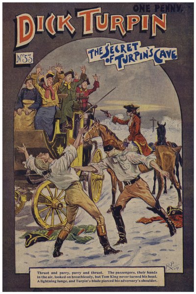 Dick Turpin (farve litho) af Robert Prowse Jnr