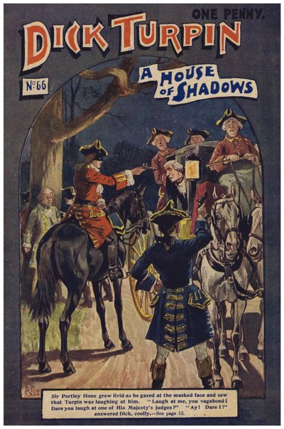 Dick Turpin (farve litho) af Robert Prowse Jnr