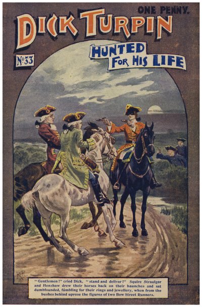 Dick Turpin (farve litho) af Robert Prowse Jnr