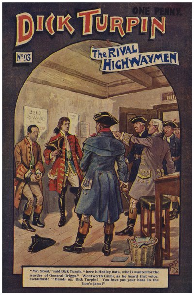 Dick Turpin (farve litho) af Robert Prowse Jnr