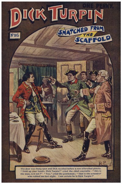 Dick Turpin (farve litho) af Robert Prowse Jnr
