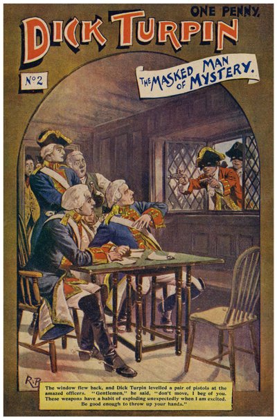 Dick Turpin (farve litho) af Robert Prowse Jnr