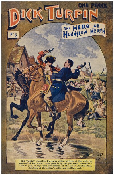 Dick Turpin (farve litho) af Robert Prowse Jnr