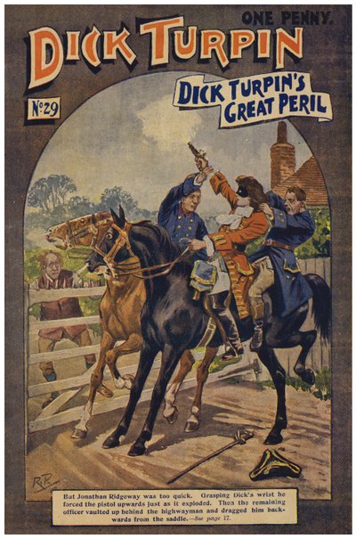 Dick Turpin (farve litho) af Robert Prowse Jnr