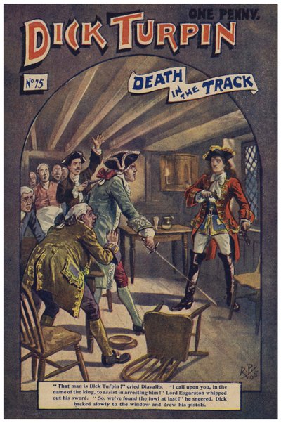 Dick Turpin (farve litho) af Robert Prowse Jnr