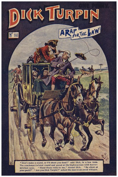 Dick Turpin (farve litho) af Robert Prowse Jnr