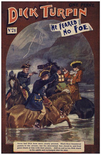 Dick Turpin (farve litho) af Robert Prowse Jnr