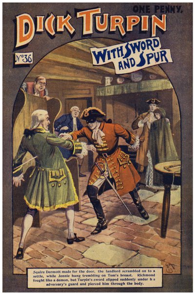 Dick Turpin (farve litho) af Robert Prowse Jnr