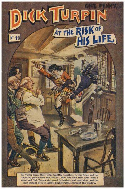 Dick Turpin (farve litho) af Robert Prowse Jnr