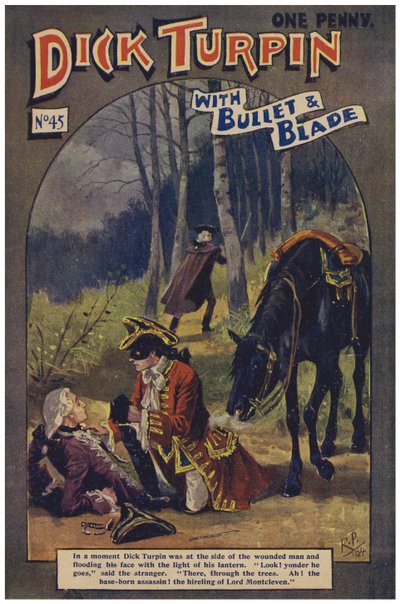 Dick Turpin (farve litho) af Robert Prowse Jnr